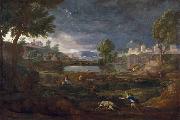 Nicolas Poussin Landschaft mit Pyramos und Thisbe France oil painting artist